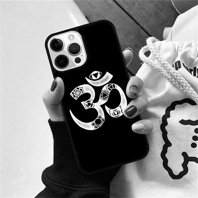 Aum Om Symbol phone Case Cover For iPhone 17 Air 16 15 14 Plus apple 16 11 12 13 Pro Max coque