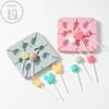 Silikon kalıp pişirme DIY aracı lolipop çikolata çocuk kare şeker kalıbı