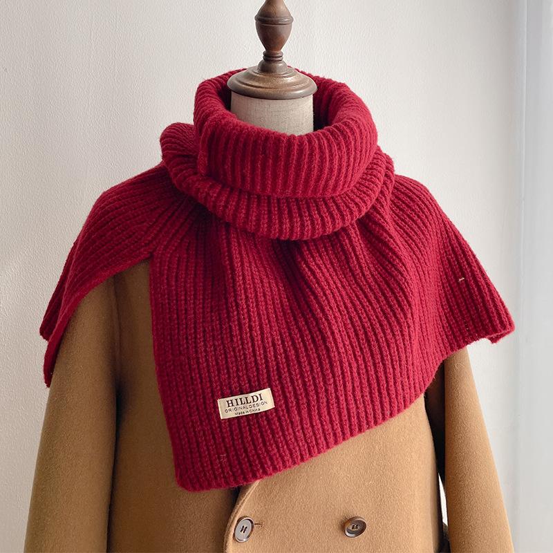 Mei New warm scarf in autumn and winter, female Korean version neck protection and cold scarf, decorative knitted shawl