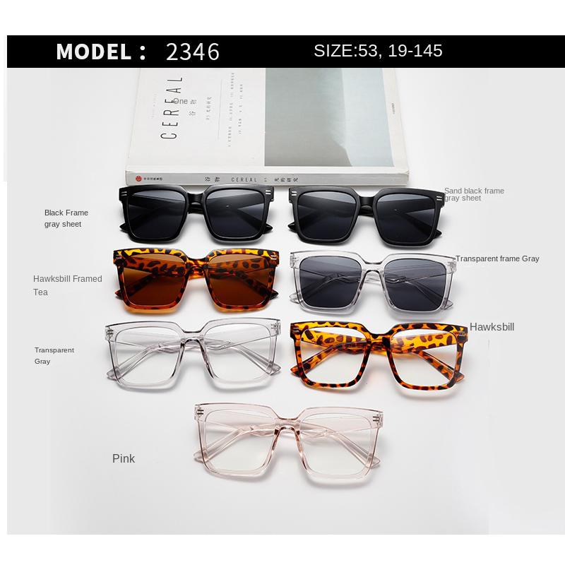 Anti-blue Light Glasses Fashion Square Eyewear Women Outdoor Driving Eyeglasses Blue Light Blocking Man Lady Computer Eyeglas