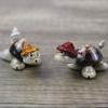 2Pcs Cute Cartoon Little Turtle Sea Shells Art Craft Natural Small Tortoise