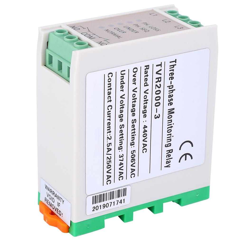 440VAC Over & Under Voltage Failure Phase Sequence Protector 3 Phase Power Supply Relay