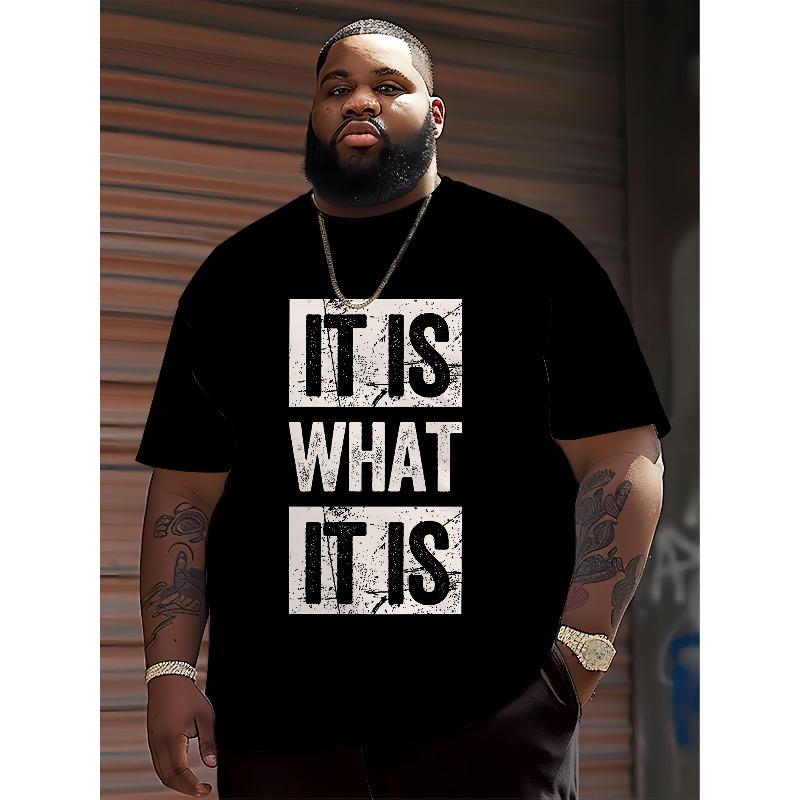 

European sizes Men s Summer Trend T-shirt, Artistic Style T-shirt, Casual and Comfortable Men s T-shirt, PLUS SIZE 4XL чорний