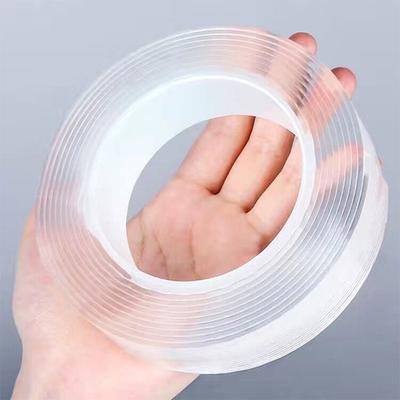 1/2/3/5M Nano Double Sided Tape Transparent Reusable Waterproof Adhesive Tapes