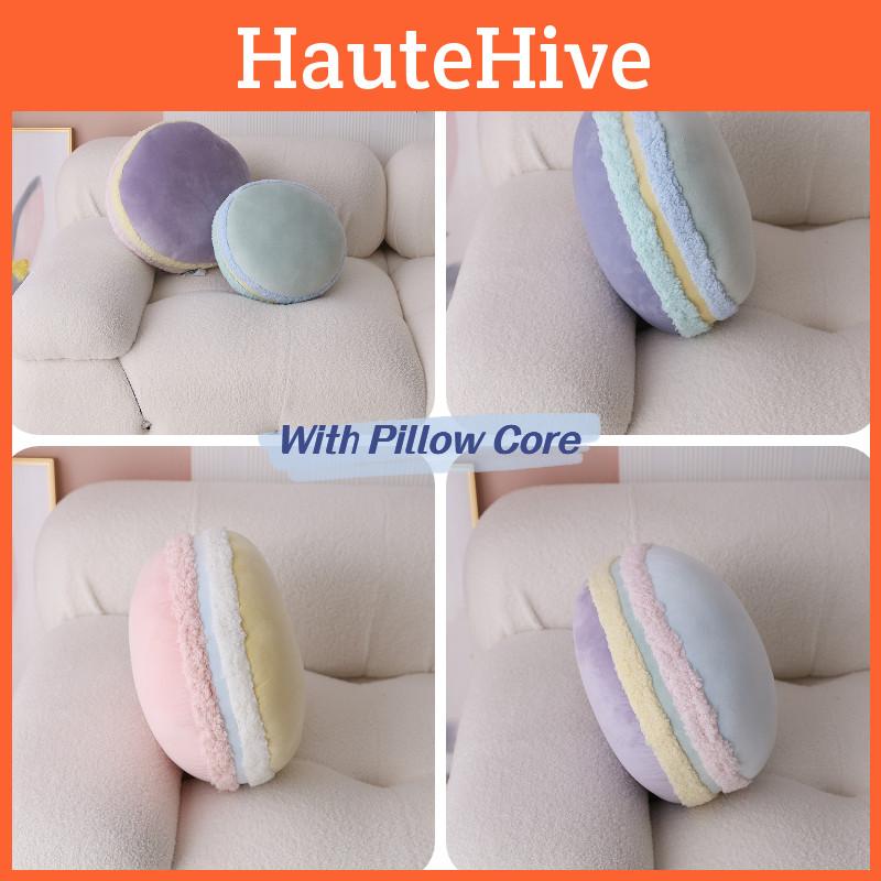 Nordic Valentine's Day Macaron Color Cookie Pillow For Home Decoration Sofa And Bed