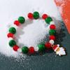 Snowflake Candy Cane Xmas Bracelet Father Christmas Santa Claus Hand Chain  Xmas