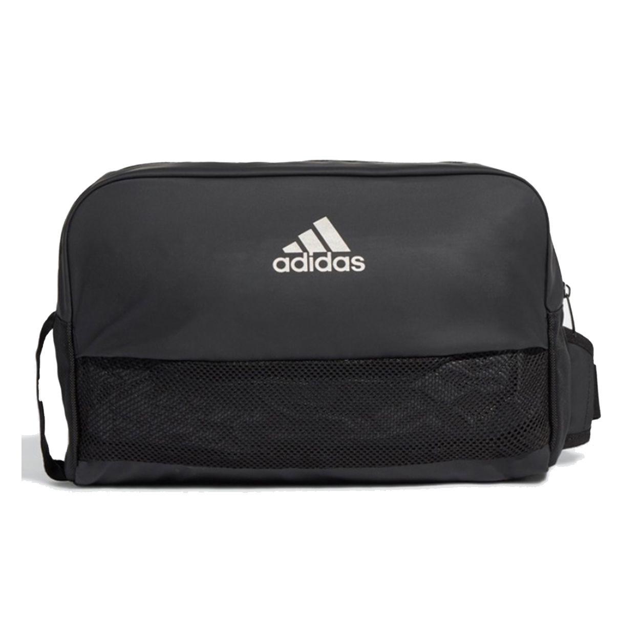 Adidas Logo Sports Leisure Polyester Sneakers Handbag Unisex handbag Black GH7246 Black