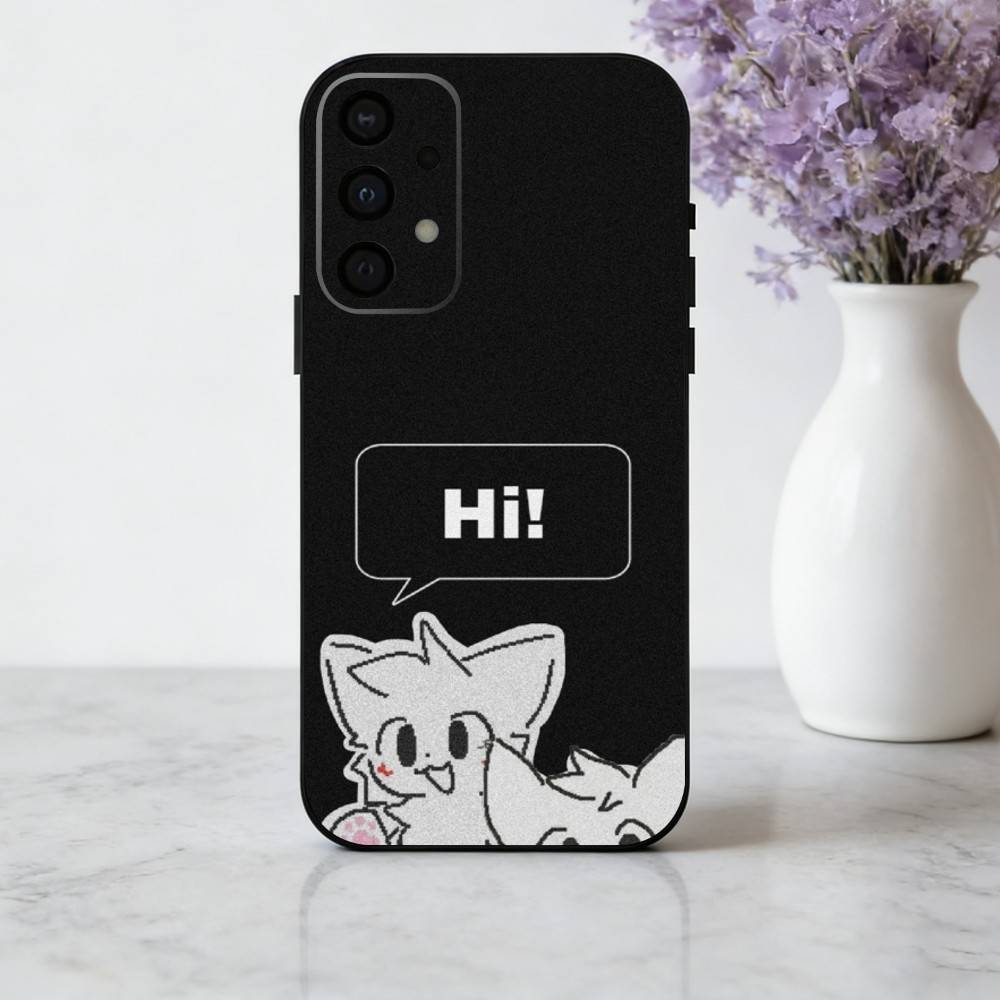 

1PC C-Cute B-Boykisser -R Phone Case For Samsung Galaxy A73,A72,A71,A70,A53,A52,A51,Soft Silicone Black Cover Samsung a50 30s 50s