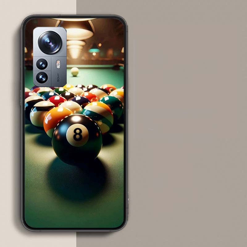 Billiards Table Party Poster Phone Case For Redmi Note 15 Pro 5G 14 13 12 Pro Plus 11 11T 11E 11S 10 Pro 10S 9 9S Cover Cell Cle