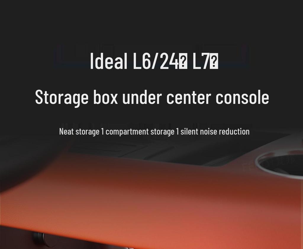 Compatible Silicone Storage Box for Li Auto L6 L7 Center Console - Interior Accessories & Decoration.