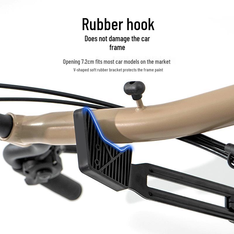 Adjustable Bicycle Wall Mount Rack with Silicone Protection, 40kg Capacity, Space-Saving Design.