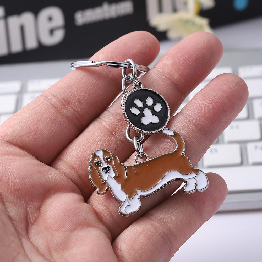 

Новые Металлические Милые Брелоки для Ключей в Виде Собаки Таксы, Кольцо для Ключей от Машины, Подвеска для Домашних Собак с Сердечком, Подарок для Мужчин, Аксессуары для Подарков Лучшему Другу