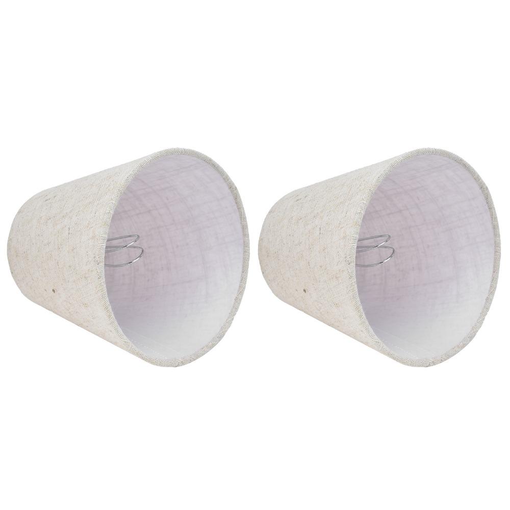 2PCS Fabric Lamp Cover Lightweight Small Lamp Shades Decorative Chandelier Lamp Shades  Wall Lamp