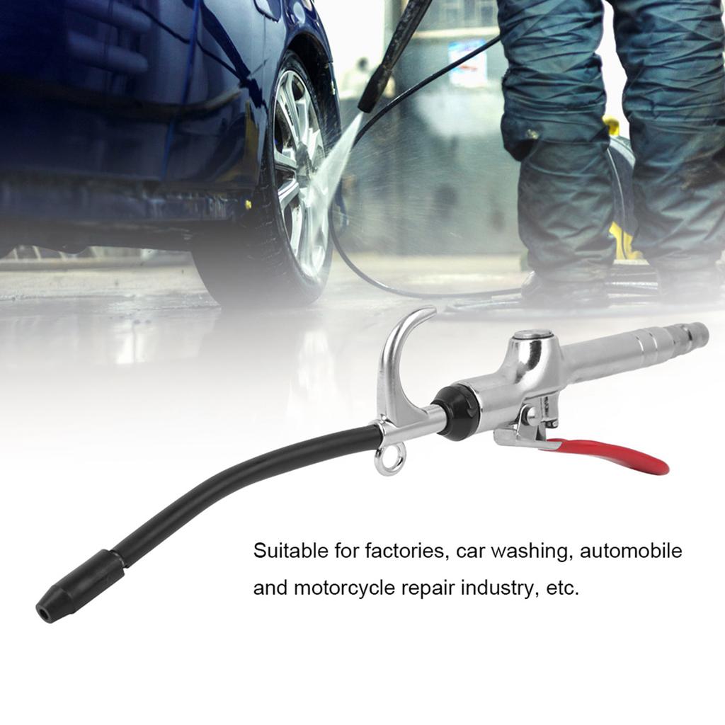 Air Dust Cleaning Gun Pistol Type Aluminum Alloy for Motorcycle Repairing Industry