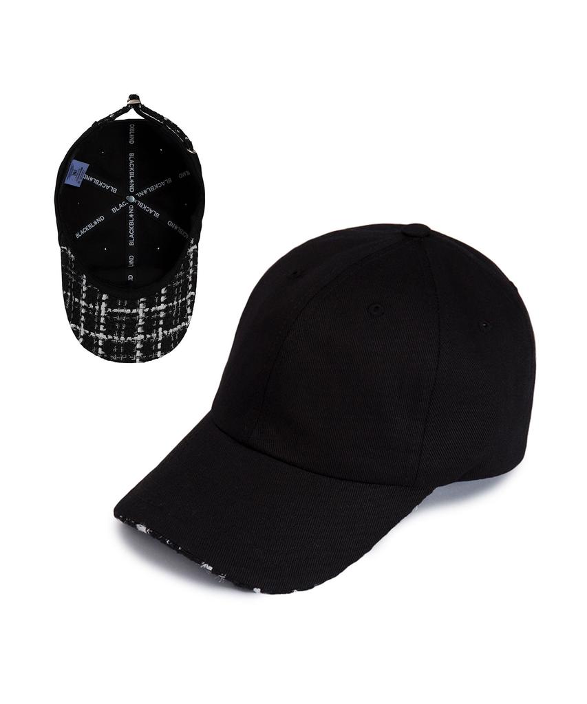 BLACKBLOND Vividi Tweed Cap (Black)