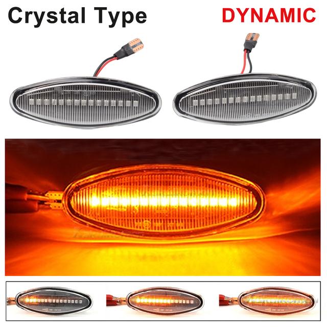 Side Marker Light For JAGUAR XK8 S-Type XK 8/XKR XJ X350 Dynamic LED Turn Signal Flashing Indicator Blinker