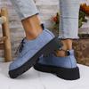 Retro Thick-Soled One-Pedal Loafers Women'S Small Leather Shoes Round Head Thick Heel Single Shoes Large Size Women'S Shoes