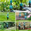 5PCS/SET Buried Plug Automatic Lawn Sprinkler 360° Adjustable Watering Sprinkler  Greenhouse Plant