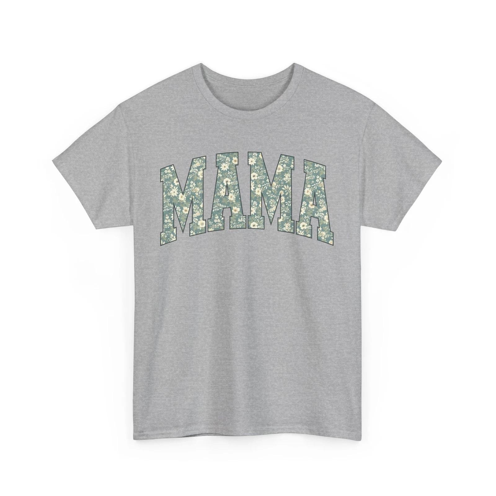 

Mama Floral T-Shirt - Psychedelic Flower Tee for Retro & 70s Vibes M