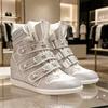 Scarpe da Ginnastica Alte da Donna Rialzanti, Scarpe Casual.