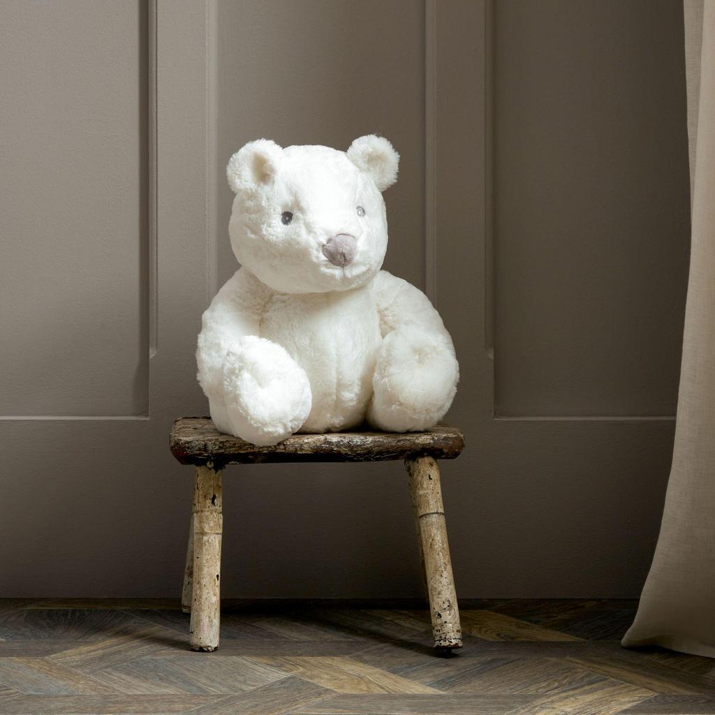 Bambino Bílý plyšový medvěd Velký 31 cm