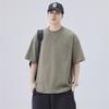 Latest Summer Mens T-padded Pure Cotton Quality Ice-feeling Pocket Comfortable Fit Round Neck T-shirt Short Sleeves