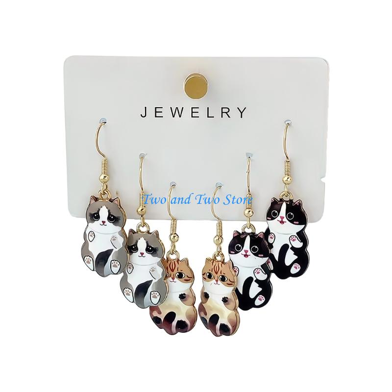 HX6F Metal Craftsmanship Unique Ear Jewelry Alloy Texture Suitable for Daily Outfits