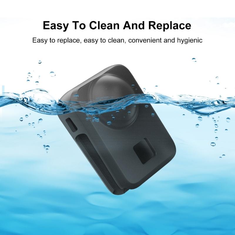 Lightweight Camera Lens Protector Easy Installation 360 Degree Protective Housing Skin Sleeve Replacement for 360