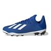 adidas X 19.3 Runde Zehenpartie Schnürschuhe Strapazierfähige Low-Top Fußballschuhe Kinder Fußballschuhe Blau EG1495