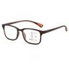 Fashion Square Frame Progressive Multifocal Reading Glasses for Men Women Anti Blue Light Presbyopia Eyeglasses diopter +1.0+2.5