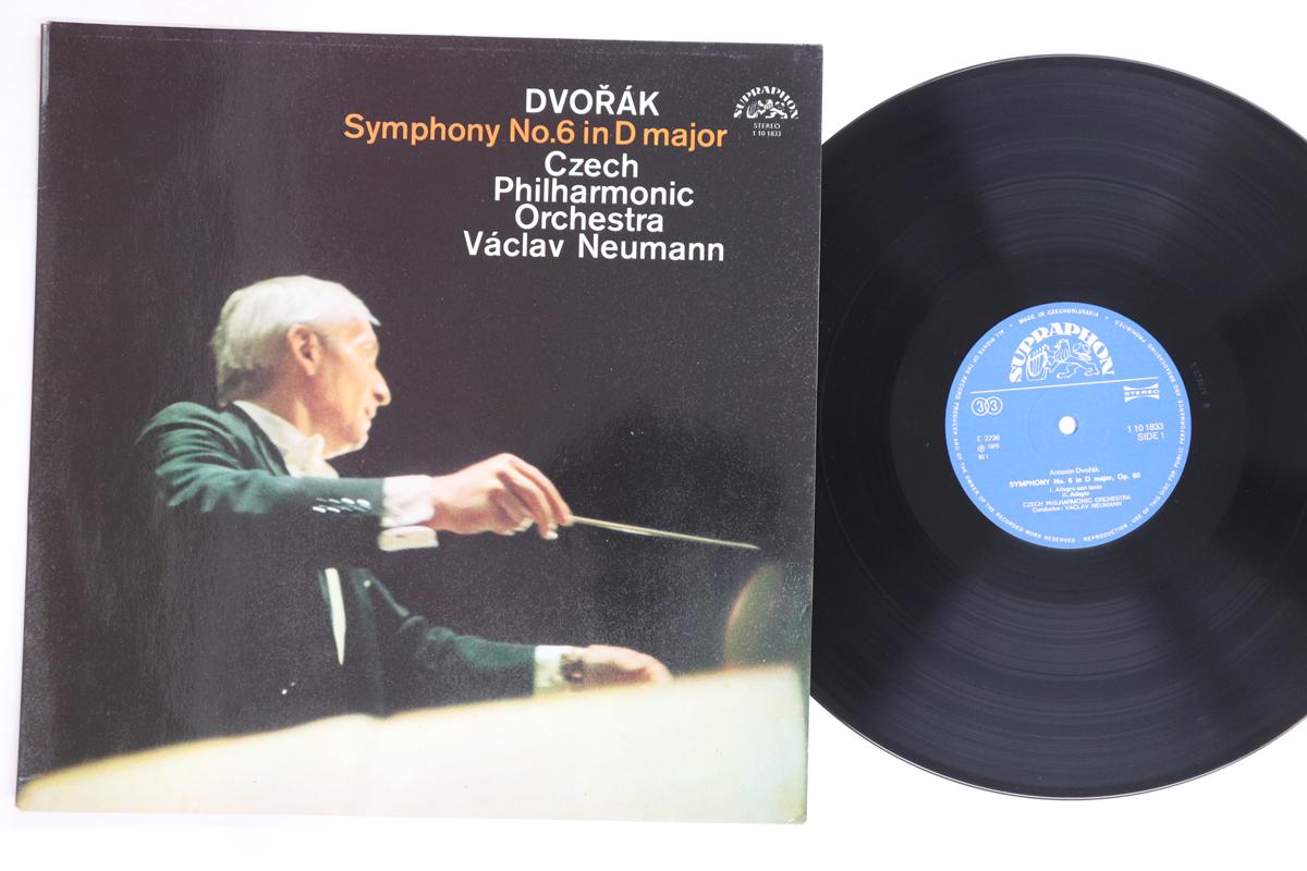 

LP Record VACLAV NEUMANN, CZECH PHILHARMONIC - Dvorak Symphony No6 In D Major Op60 1101833 SUPRAPHON 1975 Czechoslov Classical Used