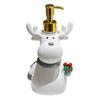 Dispensing Bottle Deer Santa Claus Snowman Design Soap Container Water-Absorbing Anti-Slip Bottom Shower Gel Bottle