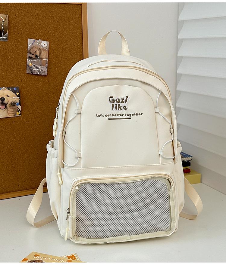 Schoolbag Two-dimensional Japanese Women's Backpack Sweet Harajuku Ins Women's Shoulder Pain Bag Large Capacity Junior High School Student Schoolbag