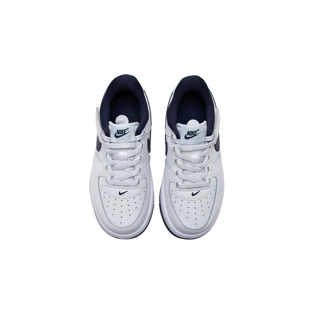 Nike Force 1 Low EasyOn PS Weiß Midnight Navy Kinder Sneaker Football-Grey FN0237-104