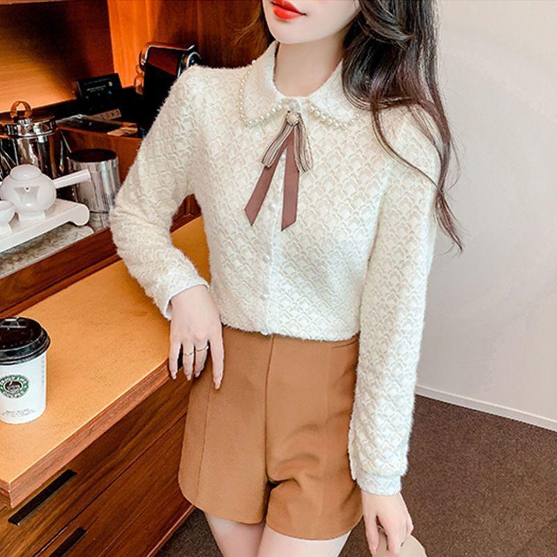 Lace Shirt Women's Autumn Fashion Base Shirt Interior Temperament Top