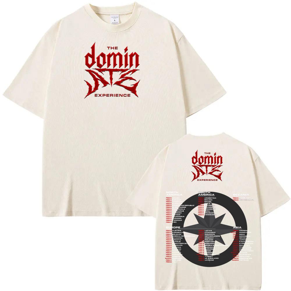 The dominATE Experience Release Date T-Shirt Korean boy band High Quality Tee-shirt Sleeve Women/men 100%cotton Gothic Tshirt summer outfits