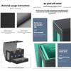 3 In 1 Trading Commander Card Deck Case PU Leather Card Storage Box Holds 200+ Magnetic Closure Card Holder for PKM MTG TCG Game