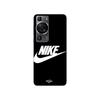 Case - MANIACASE - Huawei P60 - Flexible - Black - White Nike Logo Front