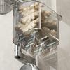 Wall Mounted Kitchen Organizer Suction Cup Produce Holder Removable Rotating Storage Baskets for Kitchen Fruits Vegetables And