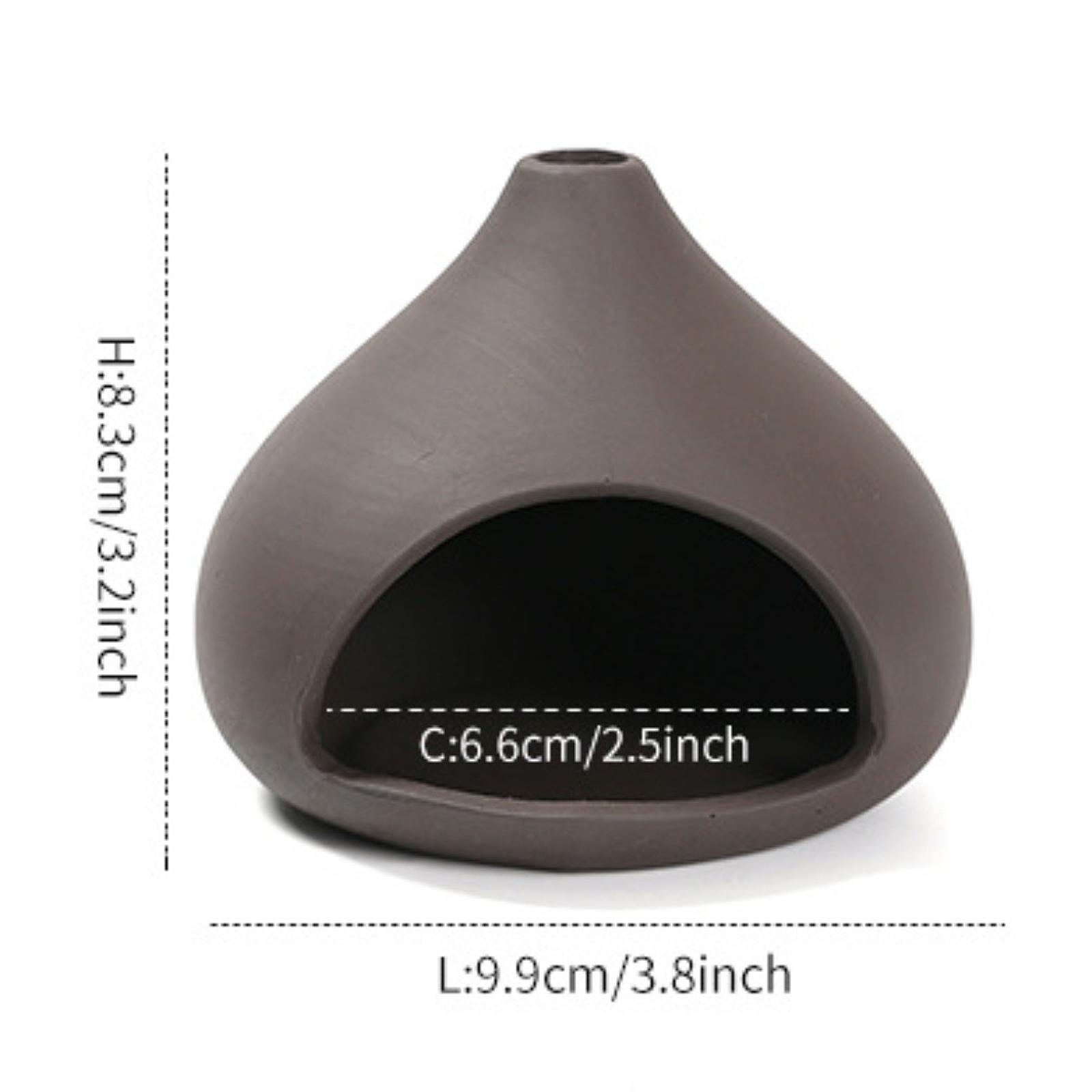 

Cone Incense Burner Home Furnace Yoga Palo Santo Holder Ceramic Censer for Farmhouse Housewarming Dining Room Bedroom Office