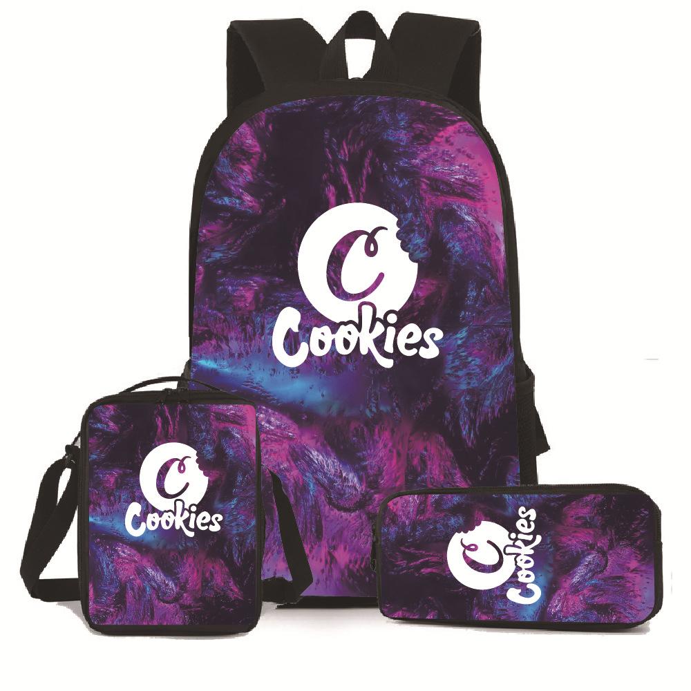 Cooking Peripheral Backpack Travel Bag Computer Bag Shoulder Bag Pencil Bag Backpack Set
