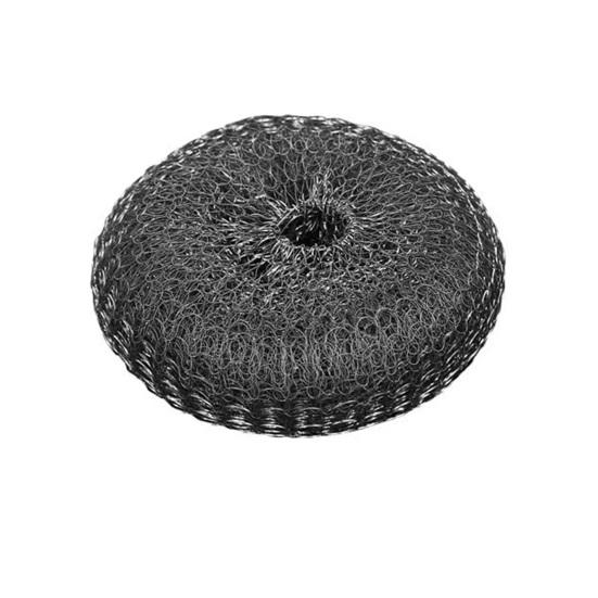 Long Lasting Scrub Brush Stainless Steel Pot Cleaning Brush, with Ergonomic Handle, Heavy Tool Duty Kitchen Scrubbing for Pans Grill Dishes Sturdy