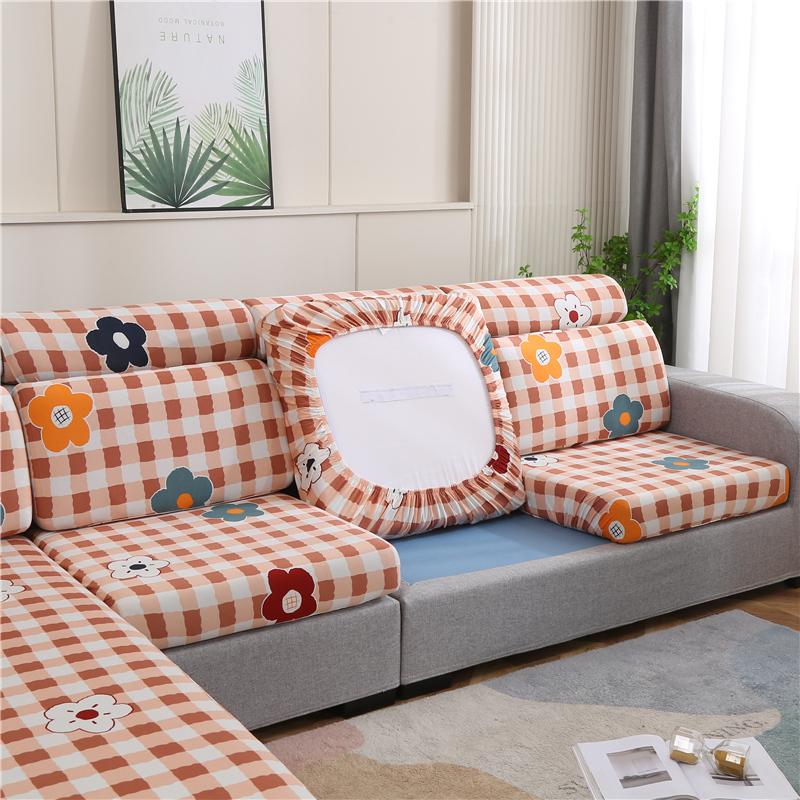 Elastic Sofa Seat Cover for Living Room Soft Couch Cover Full Wrap Backrest Cover Cushion Cover