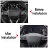 Auto Schaltwippen DSG Aufkleber für Seat Leon St 5F Fr Cupra Ateca Ibiza 6P Arona Tarraco Alhambra Lenkradverlängerung Schalthebel