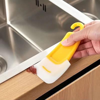 Cleaning Tool 2Pcs High-Temperature For Washing Pots Durable Eco-Friendly Pot Cleaner Accessory Flexible For Oil Stains Silicone Scraper