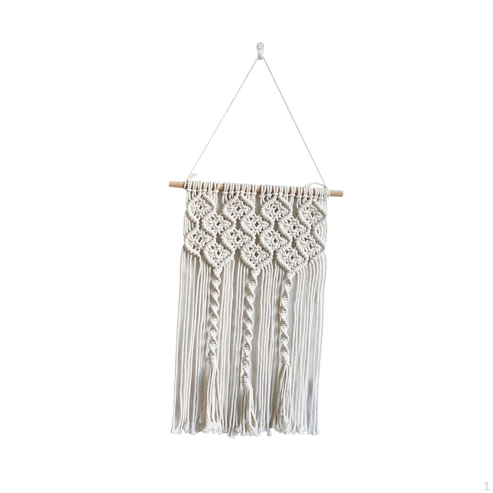 

Настенное украшение ручной работы в технике макраме, гобеленовый акцент для спальни и гостиной Style B