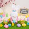 Handmade Design Easter Bunny Gnome Faceless Feature Easter Elf Decorations  Easter Decor