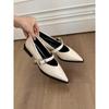 2025 New Autumn Women's Pointed Toe Mary Jane Shoes - Soft Leather, Versatile & Stylish