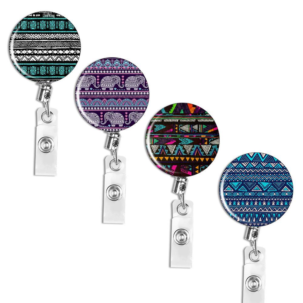 

Creative Retractable Office Keychain Set - 4-Piece Anti-Lost Steel Wire Rope