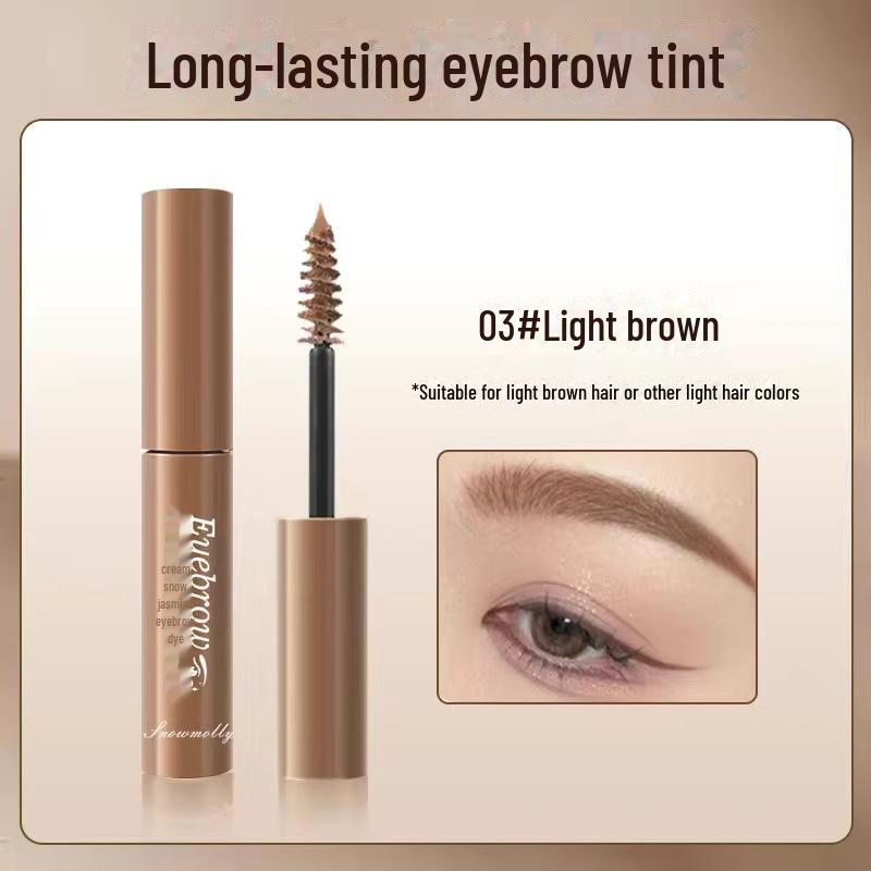 

Стойкая водостойкая крем-краска для бровей Snow Jasmine в светло-натуральном оттенке 4.8g, 1 piece светло-коричневого
